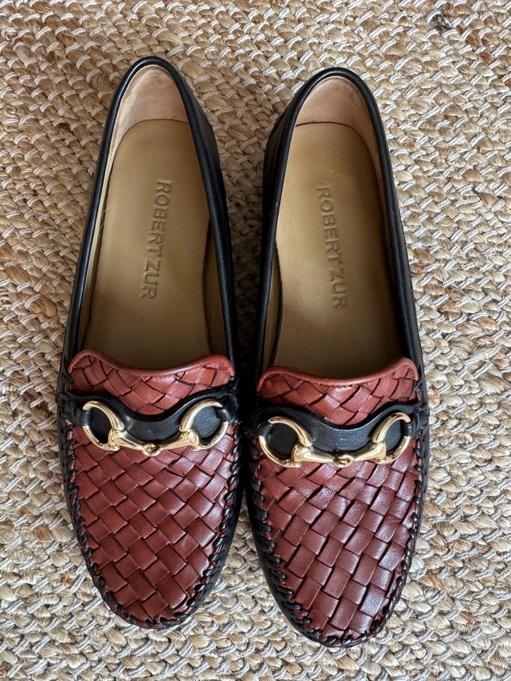 Robert Zur parlata women’s brown/black 8.5 loafer